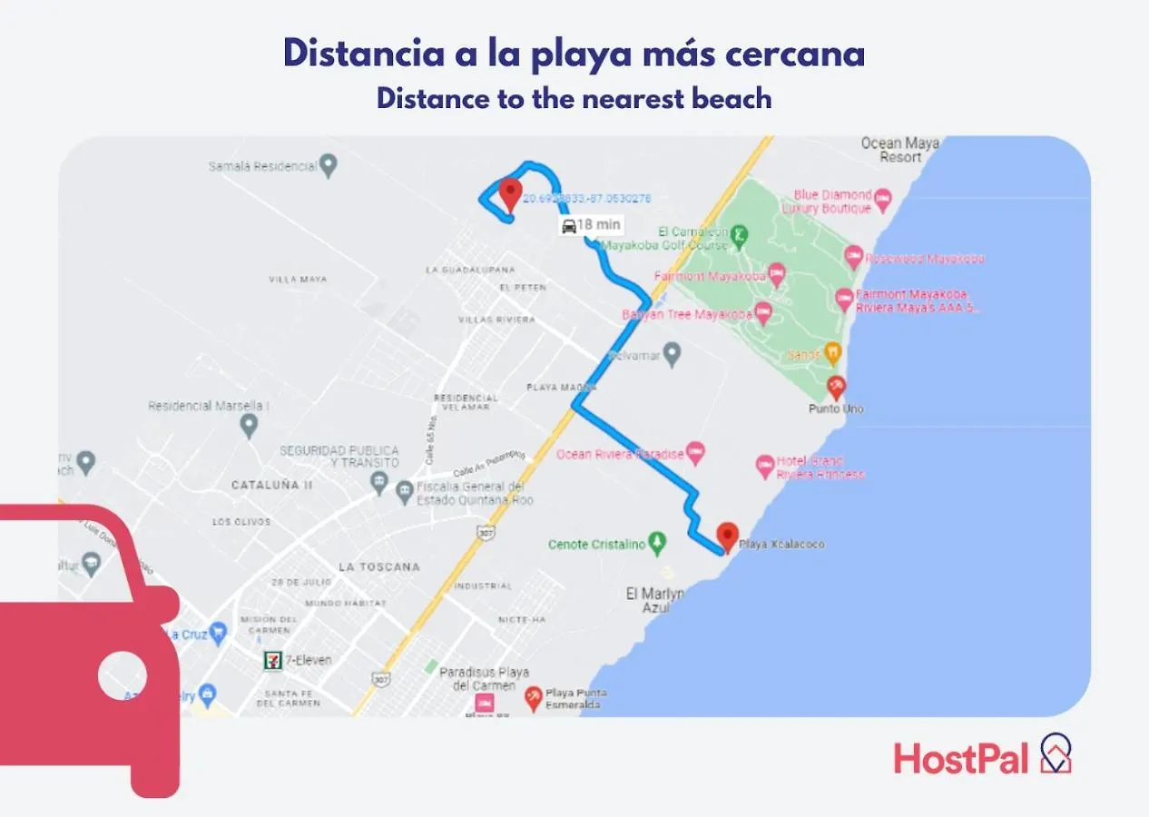 Hostpal Mayakoba - Playa Del Carmen Apartment Mexico